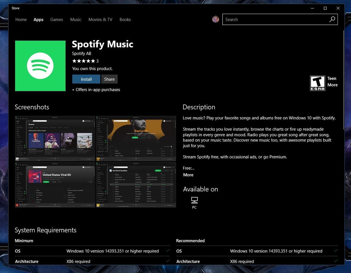 Download Spotify Premium For Windows 10